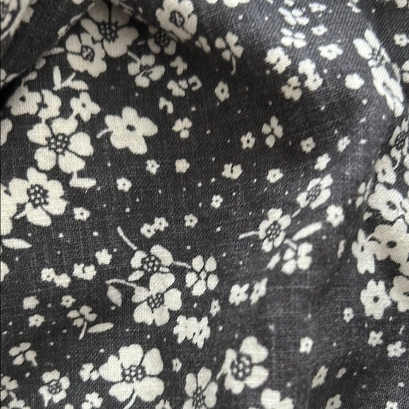 Anthropologie Pilcro Floral Black and White Jumpsuit - Picture 3 of 3